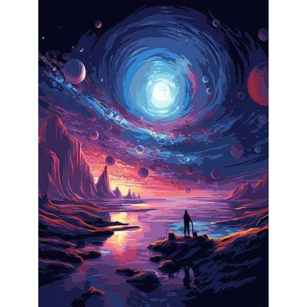 Картина по номерам Cristyle ST039, Тайна вселенной, 30х40 см