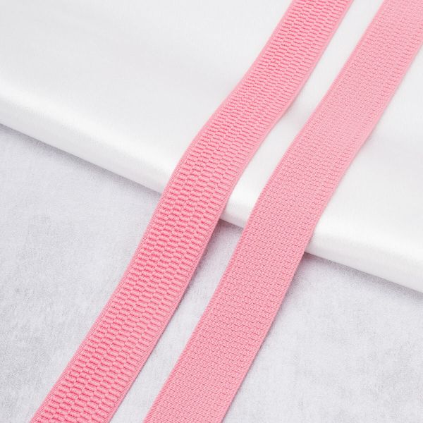 Резинка для подтяжек (помочная) 27.0 мм / 20 метров, 1838Л, 61% п/э, 39% латекс, розовый, 7С672Л-Г50