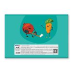 Альбом для рисования выбор.лак, 100 г/м², A4 29.5х20.2 см, 32 л. на скобе 5 шт, 01708 Фруктовый фитнес, Светоч А257