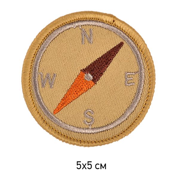 Термоаппликация Компас 5х5см, 10 шт