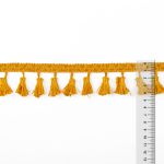 Бахрома отделочная 45.0 мм / 10 метров, с кистями, 188 св.охра, Gamma 444