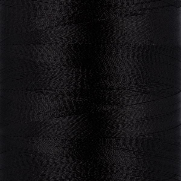 Нитки вышивальные Gamma V120/2, 5000 ярдов, 4570 м, 3444 черный