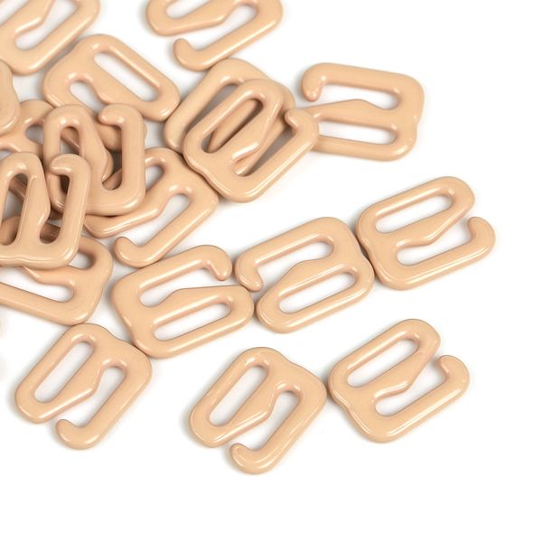 Крючки для бюстгальтера металл 8.0 мм, 03 бежевый, 100 шт