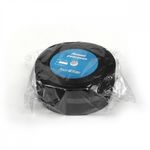 Лента репсовая (в рубчик) 38.0 мм цв. 030 черный уп.22.86м (±1м)