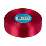 Лента атласная 1-сторонняя 25.0 мм / 33±2 метра, 033 вишневый, Gamma