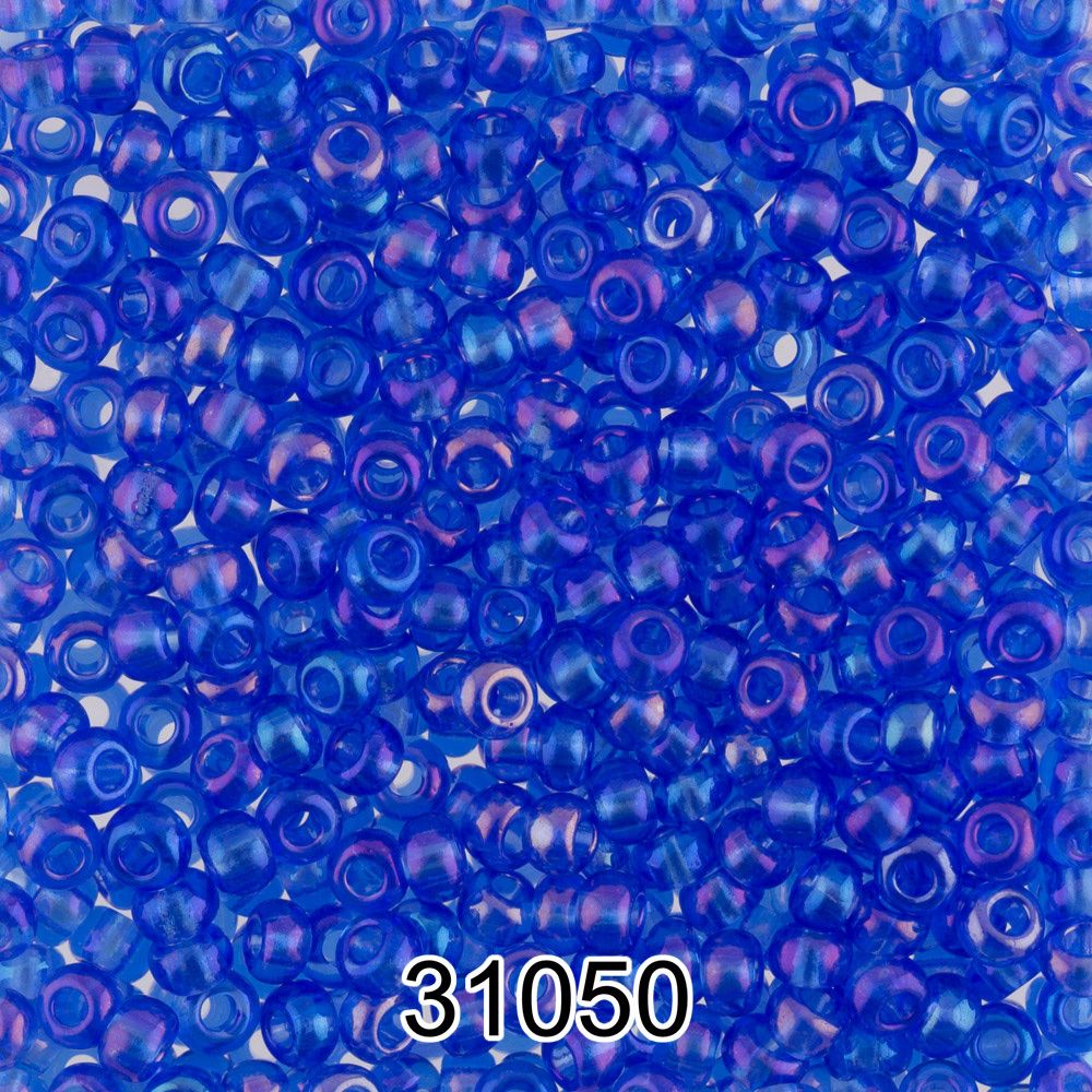 Бисер Preciosa круглый 10/0, 2.3 мм, 500 г, 31050 (Ф276) синий