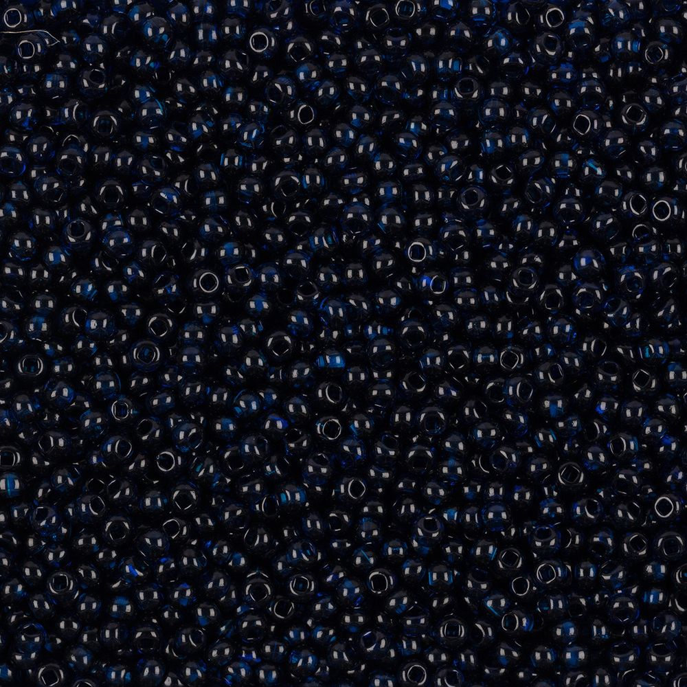 Бисер Preciosa круглый 10/0, 2.3 мм, 50 г, 60100 т.голубой, 311-29001 (331-29001)