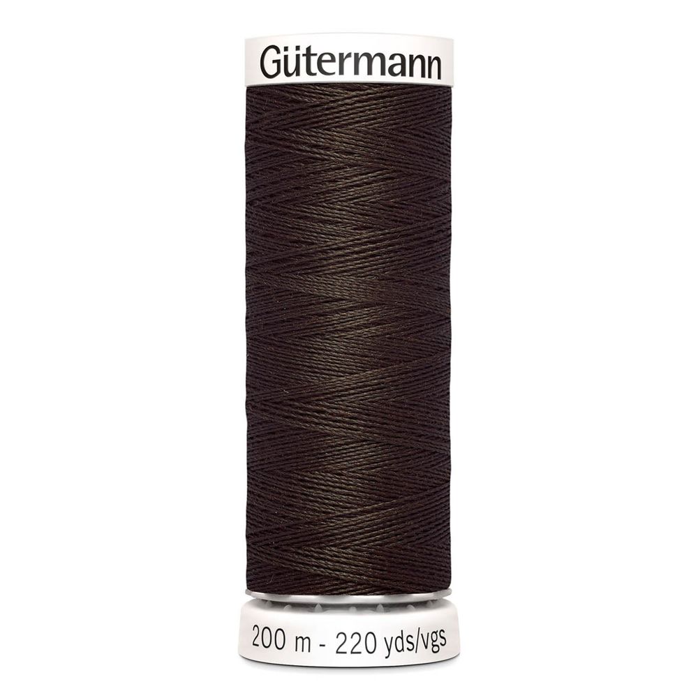 Нитки универсальные Gutermann Sew-all, 200м, 780 т.бурый, 1 катушка