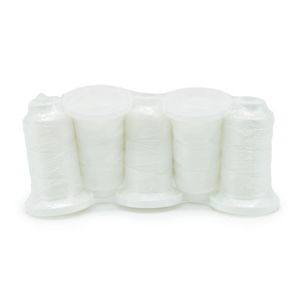 Нитки филаментные 420D/3, 137 м, Астра, 9022 белый