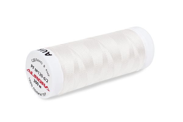 Нитки для креативных работ Aurora №120, 300 м, цв. PF160, 5 катушек