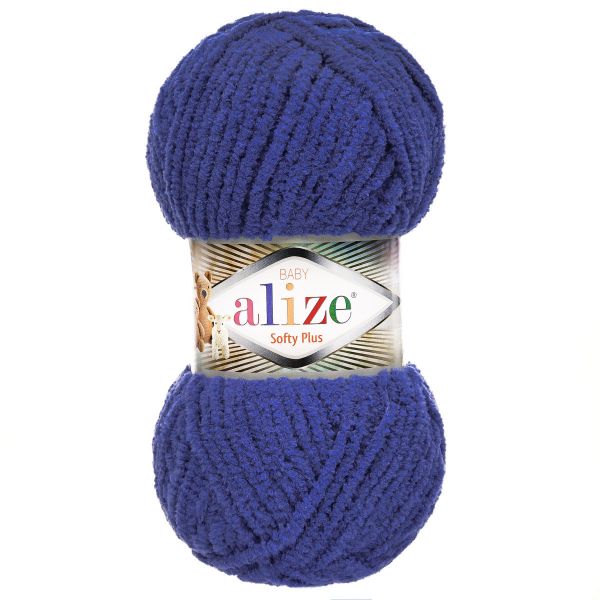 Пряжа Alize (Ализе) Softy Plus / уп.5 мот. по 100 г, 120м, 360 индиго классик