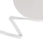 Тесьма (лента) киперная (100% х/б) 10 мм / 50 метров, белый/white, Gamma TCT-10