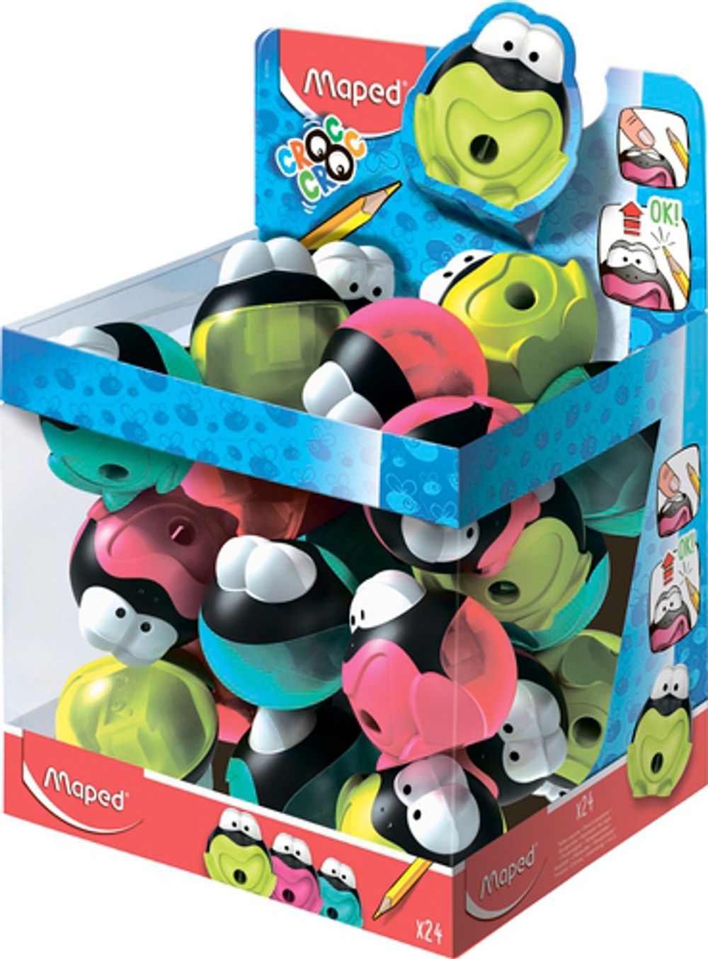 Точилка CROC CROC SIGNAL 24 шт, 017711, Maped