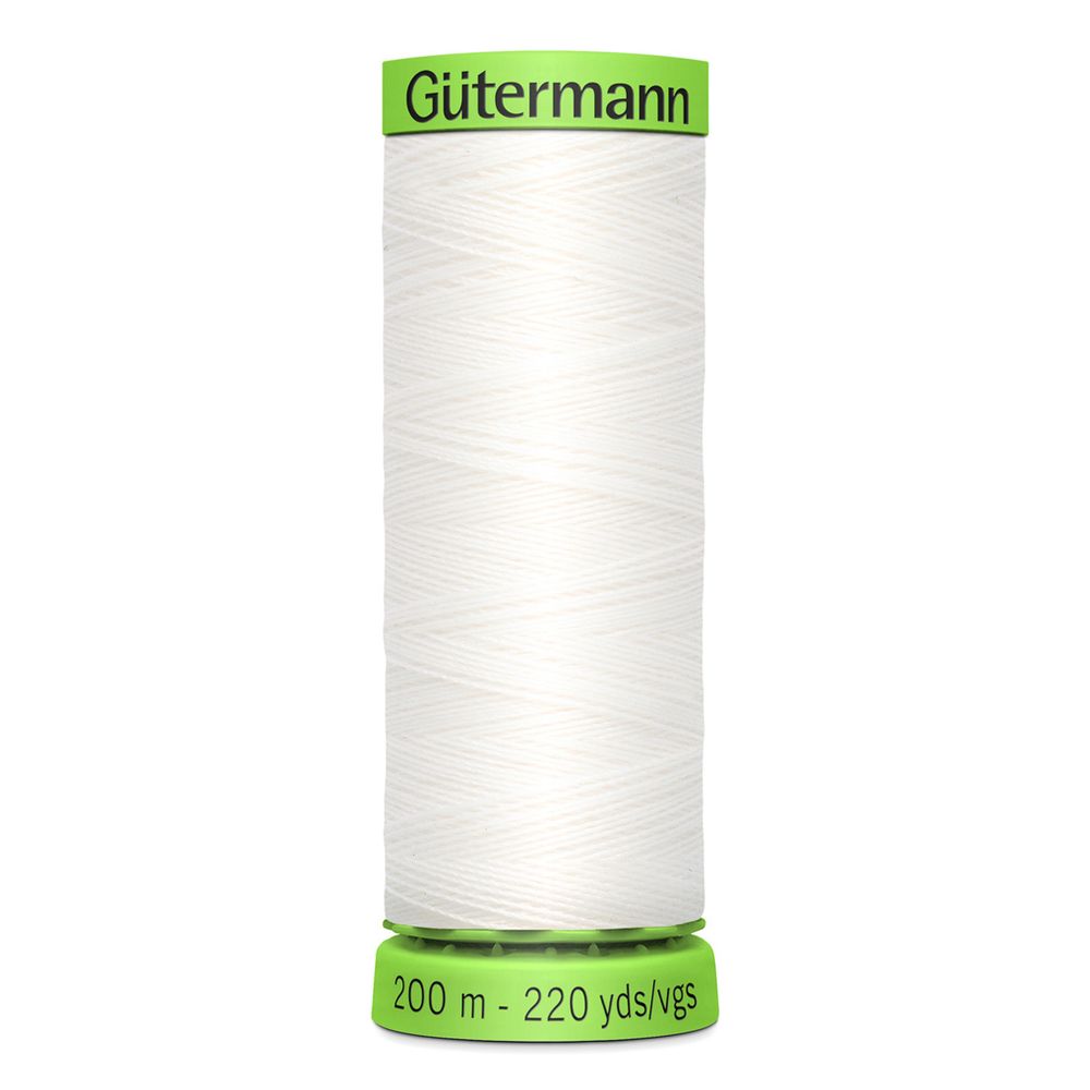 Нитки для тонких тканей Gutermann Extra Fine 150, 200м, _800 белый, 5 катушек
