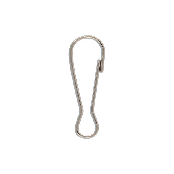 Карабин проволочный 25х8.8 мм, 20 шт, 04 никель, Gamma GH 116/25/20