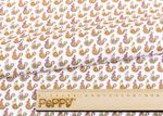 Ткань для пэчворка Peppy Крошки-матрешки, рулон 112 см / 5 метров, КМ-05 белый, Peppy