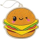 Алмазная (кристальная) мозаика Фрея ALVP-026, подвеска Бургер, 9.5х8 см