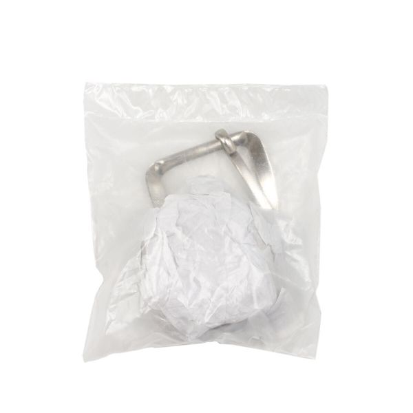 Пряжка ременная металл 30 мм. никель, 4 шт, BIG