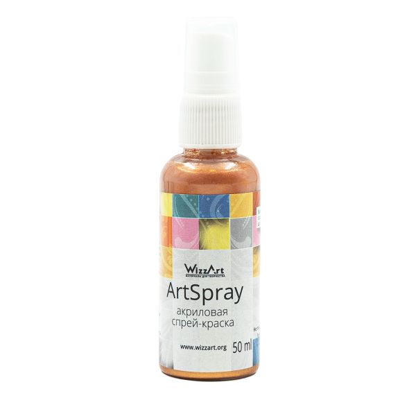 Спрей-краска металлик ArtSpray, золото красное 50мл, SM3.50