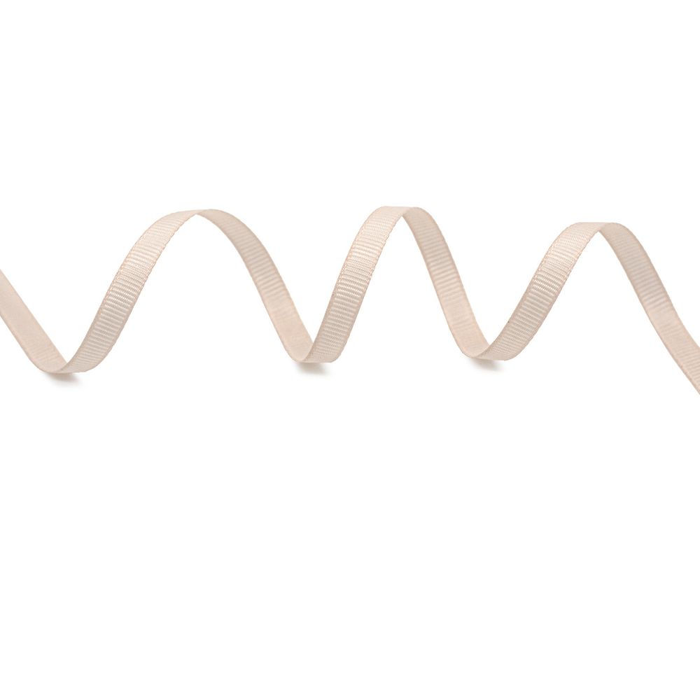 Лента репсовая (в рубчик) 6.0 мм, 111 дымчато-серый, уп.18,28 м