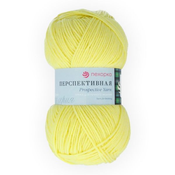 Пряжа Пехорка Перспективная / уп.5 мот. по 100 г, 270 м, цв.053 св.желтый