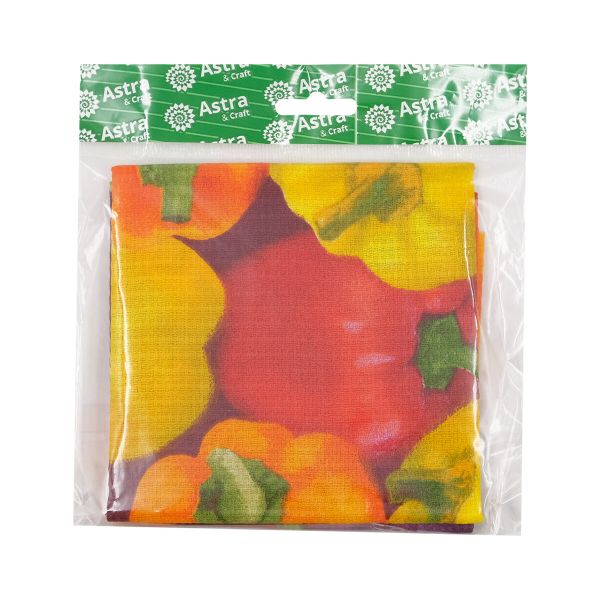 Полотно вафельное набивное арт 60 рис 5631 вид 1 Перец 50х50см, Astra&Craft