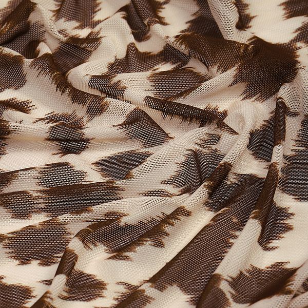 Сетка бельевая эластичная 100 г/м², шир.160 см / 50 метров, принт Барс /SZ025816.09/