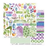 Бумага для скрапбукинга Здоровые привычки 190 г/м², 30.5х30.5 см, 10 шт, 7 лист для вырезания, Mr.Painter PSR 2603