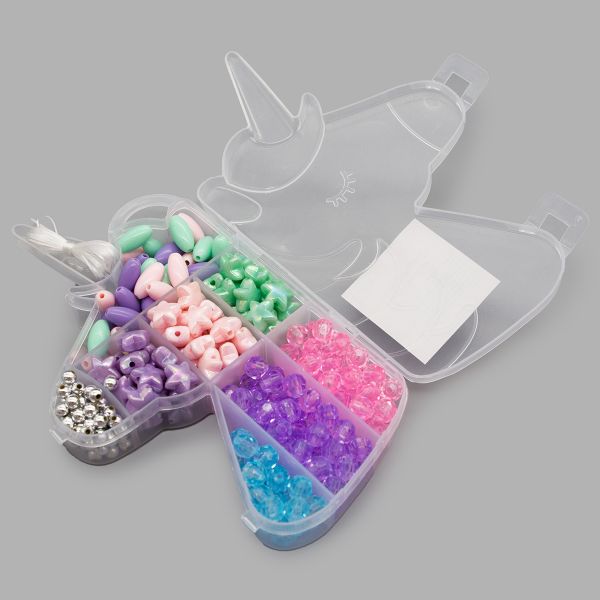 Набор бусин с эластичным шнуром Единорог, Astra&Craft, 5024150