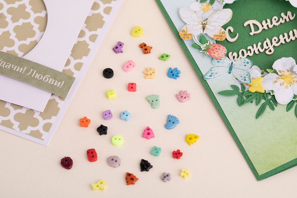 Набор пуговиц 5х9 шт, Mr.Painter LZB - 024