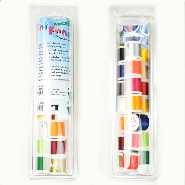 Швейные нитки (набор) Polyneon 20*200м, 8077P, Madeira, 1 шт