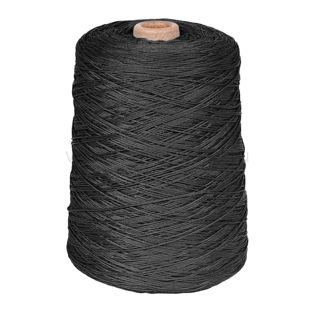 Мулине Gamma бобина 480±30 г (1800 метров), хлопок, цв. 5184 черно-серый