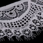 Кружево эластичное (стрейч) 60 мм / 13.71 метра, C154 светло-серый