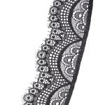 Кружево эластичное (стрейч) 60 мм / 13.71 метра, C580 черный