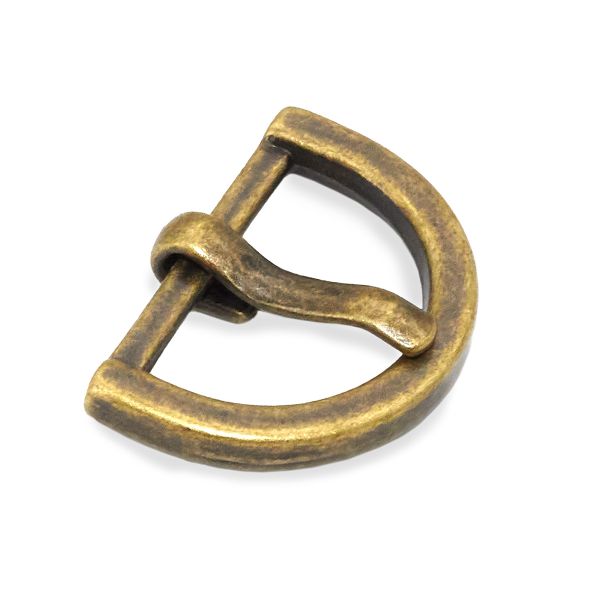 Пряжка ременная металл 15 мм (внешн. 20х14 мм), 10 шт, полукольцо, BIG