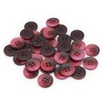 Пуговицы 4 прокола 24L (бордовый), 36 шт
