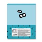 Тетрадь ученическая общая, A5+ 48 л. на скобе 65 г/м², белизна 100%, 10 шт, клетка в термоусадочной пленке, 000727 Чудите с нами!, Светоч 48ТЕТк-001