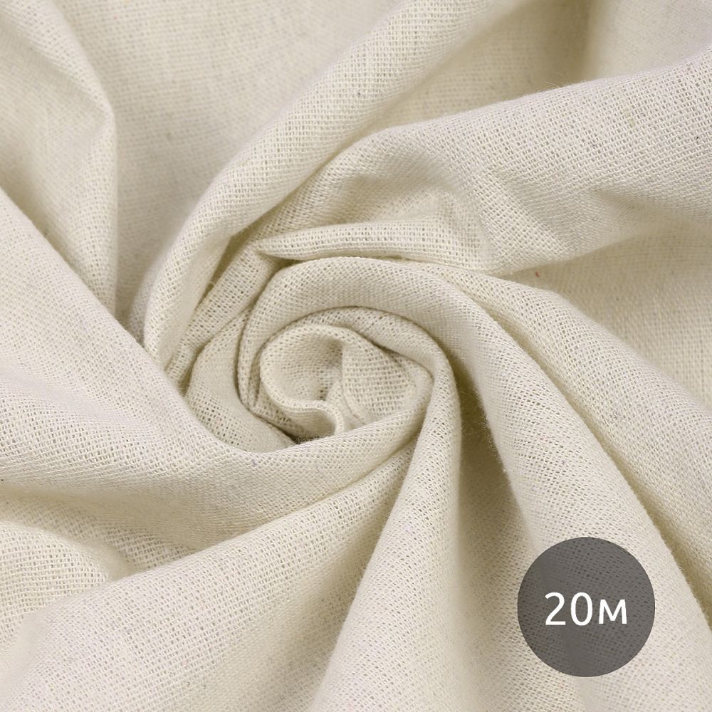 Льняная ткань 140 г/м², 150 см / 20 метров, TBY-DJ-15, TBY