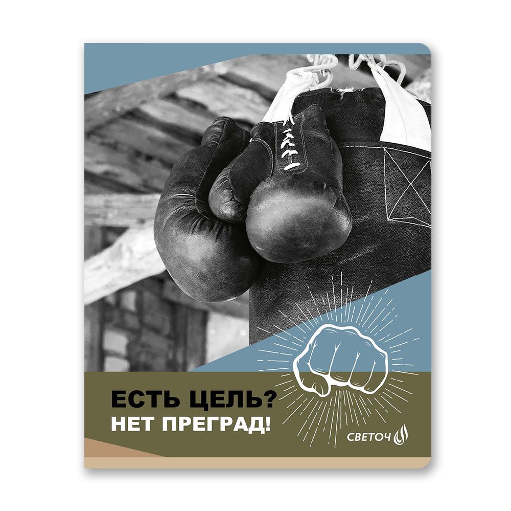 Тетрадь ученическая общая, глянцевая ламинация, A5+ 48 л. на скобе 65 г/м², белизна 100 %, 10 шт, клетка, 00997 Полный котец!, Светоч 48Т11