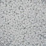 Бисер полупрозрачный с радужным покрытием, круг.отв., 500гр, Preciosa