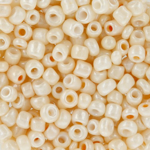 Бисер Zlatka 8/0 (2.9 мм), 100 г (10х10 г), №0965 кремовый, GR