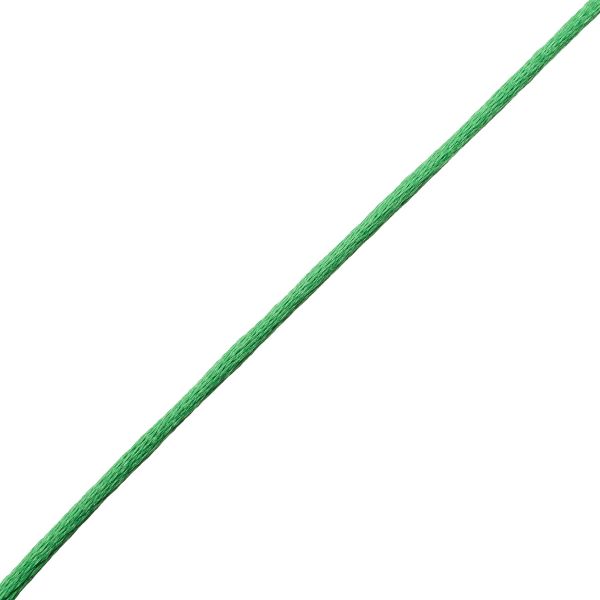Шнур атласный корсетный ⌀2.0 мм / 45.7 метра, 15 зеленый