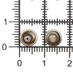 Хольнитены двухсторонние ⌀7 мм, h=6-7 мм, сталь, New Star №33, цв.никель, ≈100 шт