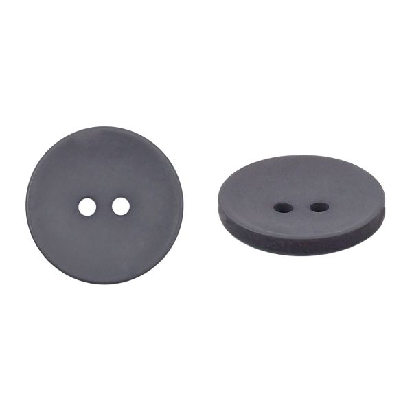 Пуговица 2 прокола 36L=23 мм, Gray2, серый 2, NE188, 36 шт