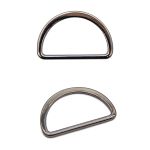 Полукольцо литое металл внутр. 40 мм (внешн. 47х30 мм), 20 шт, цв.черный никель, 819-035