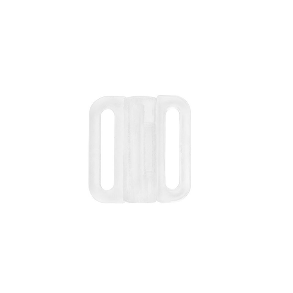 Застежки для купальника (бикини) пластик 13 мм, 100 пар, прозрачный, Blitz ZP-13