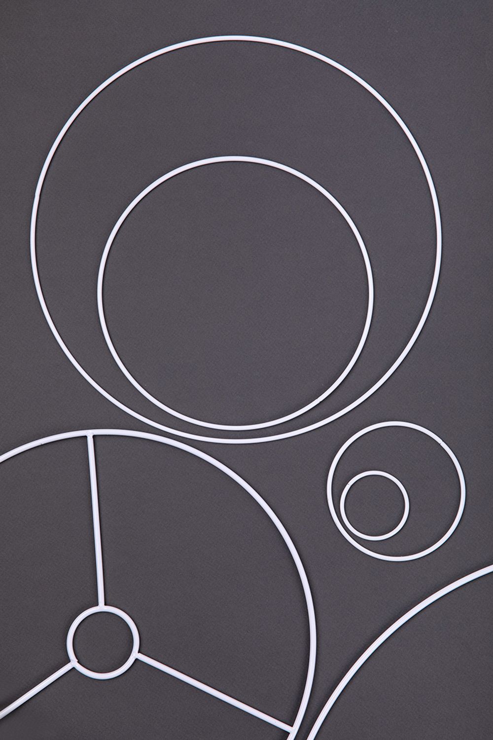 Каркас для абажура (заготовка) сталь металл ⌀500 мм, белый, Gamma RKD-050