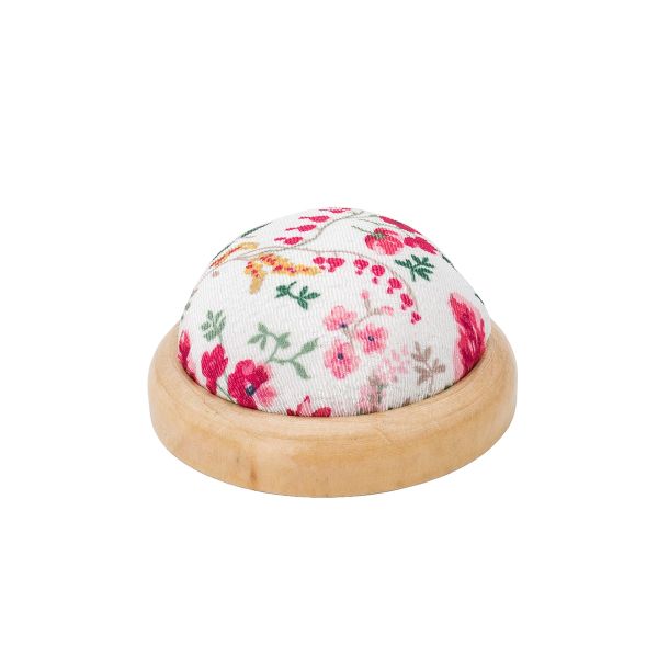 Игольница из ткани с подушечкой 8 см, ассорти (4)