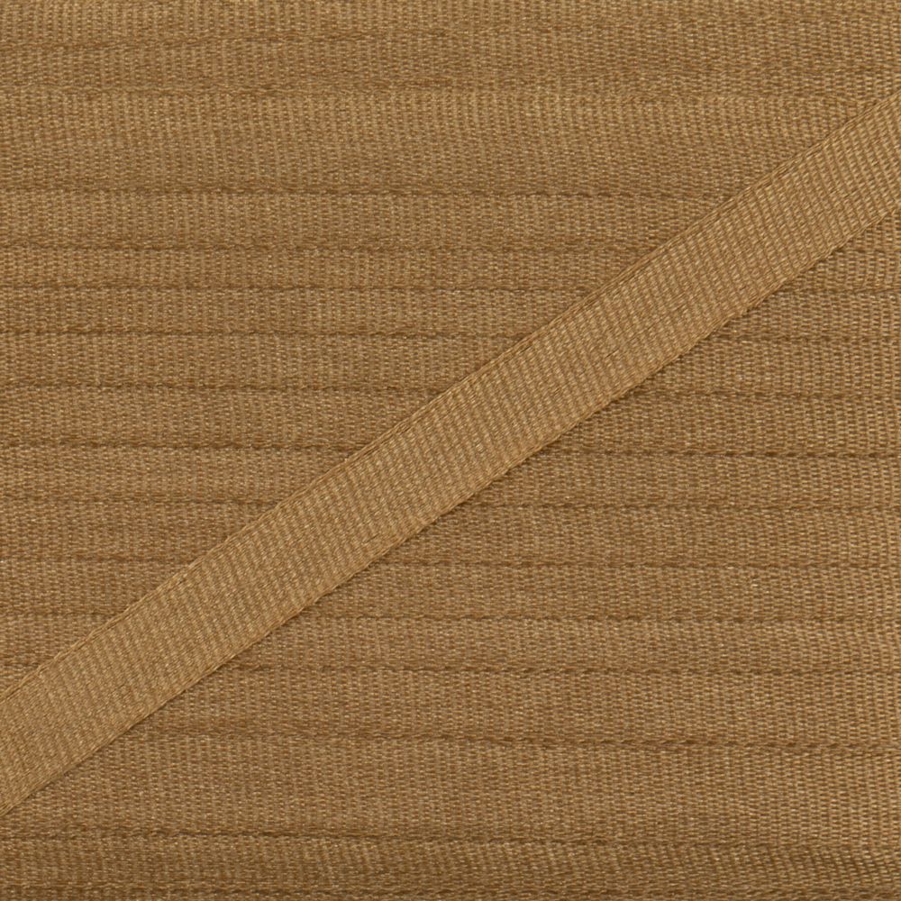 Лента (тесьма) шелковая 4.0 мм / 45.5±0.5 метров, №215 горчичный, Gamma SR-4