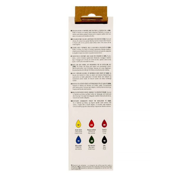 Набор красок Pebeo Setacolor Light Fabrics Открытие для светлых тканей 6 цв. 20 мл 756482